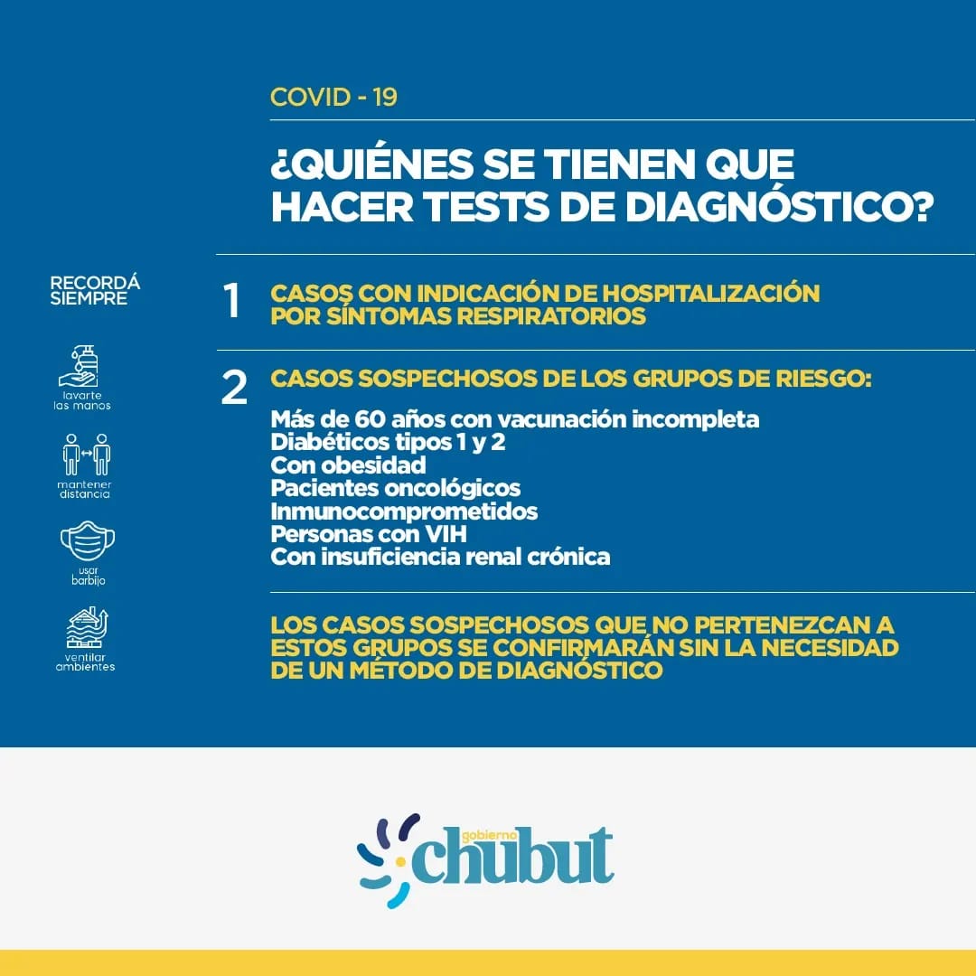 NUEVAS MEDIDAS DE PREVENCIÓN EN CHUBUT