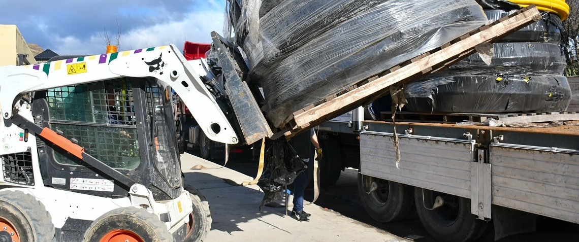 Esquel: Llegaron los materiales para iniciar la obra de gas en Valle Chico