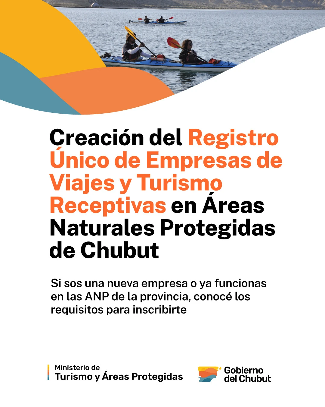 Registro de empresas turísticas en áreas naturales protegidas de Chubut