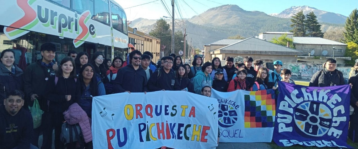 La Orquesta Municipal Pú Pichikeché en XI Encuentro MOLPA en Cipolletti